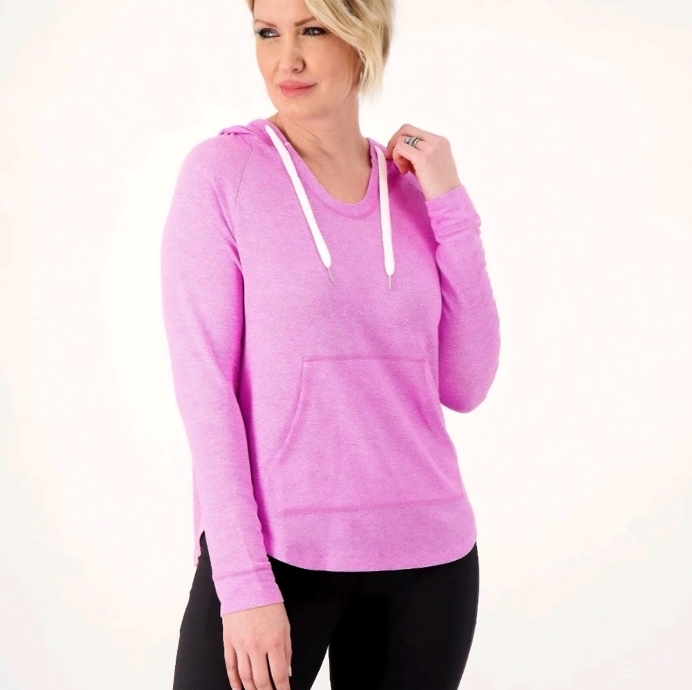 Koolaburra By Ugg Size XS French Terry Lightweight Pullover Hoodie Pink Soft - Picture 1 of 12